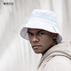 極地日記 漁夫帽男潮流遮陽(yáng)防曬帽子戶(hù)外出游盆帽春夏拼色時(shí)尚太陽(yáng)帽子 白紙鳶漁夫帽