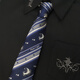 JK【JK制服官方】原創(chuàng)jK/dk制服官方深藍(lán)色手打領(lǐng)帶領(lǐng)結(jié)現(xiàn)貨男女款 星月夜