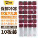 共度（Gong Du）冷凍紅蟲豐年蝦赤蟲冰凍鹵幼牛心漢堡珍珠蝦觀賞魚小型魚魚食飼料 大紅蟲10板（240顆粒）