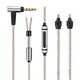 Earmax 適用森海塞爾IE40 pro升級(jí)線(xiàn) IE40耳機(jī)線(xiàn) 鍍銀 升級(jí)線(xiàn) 耳機(jī)線(xiàn) IE40灰 /線(xiàn)控版