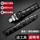 圖登適用1853天梭表帶小牛皮手表帶 男真皮適用力洛克俊雅海星卡森豪致蝴蝶扣T006/T099/T063/T065表鏈 黑皮黑線(xiàn)-銀色蝴蝶扣 19mm