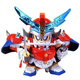 萬(wàn)代（BANDAI） 高達拼裝模型 SD BB戰士 頑太無(wú) Q版敢達 男孩動(dòng)手玩具禮物 144 武者真紅主