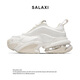 SALAXI2024年秋冬季蛟龍系列原創(chuàng)潮牌老爹鞋情侶款運(yùn)動(dòng)鞋男女同款 白色 41 男款