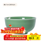 龍泉青瓷米飯碗陶瓷新款創(chuàng  )意中式餐具家用加厚吃飯碗大號面湯碗喝粥碗小碗 7英寸梅子青碗