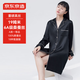 京東京造【節(jié)日精美禮盒】100%桑蠶絲睡衣女重磅19姆米睡裙子禮物黑色L