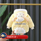 黑法兒（Hei Fa Er）0-6歲小孩子穿的女童羽絨服小女孩加厚襖子嬰兒衣服女寶寶冬裝外 黃色（棉服） 90 cm