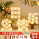 全品屋 生日場景布置裝飾快樂LED字母燈發(fā)光燈驚喜浪漫派對道具后備箱 生日快樂燈牌