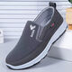 昌祥回力老北京布鞋男秋季2025新款冰絲帆布男鞋透氣一腳蹬套腳休閑板鞋 FH-凱蒙-LS-118灰色 41
