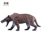 wiben冰河世紀猛犸象模型小長(cháng)毛象玩具遠古動(dòng)物劍齒虎恐狼兒童男孩玩具 恐狼