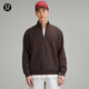 lululemon丨Steady State 男士半拉鏈衛(wèi)衣 LM3FA9S 濃縮咖啡色 M