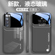 品托 適用華為nova7手機殼pro液態(tài)玻璃保護套nova6/5g新款大視窗全包防摔個性商務(wù)創(chuàng)意男女 Nova7【石墨灰-A1大視窗】+手機膜 液態(tài)玻璃