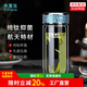 水宜生純鈦玻璃杯雙層防燙抑菌鵝蛋杯高檔泡茶杯車載水晶茶杯定制禮盒裝 鈦晶藍 300ml