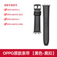 港爵適用oppowatch2/3/se表帶專(zhuān)用oppo watch3por智能手表帶真皮男女個(gè)性運動(dòng)EC 真皮黑色-黑扣  oppo watch3pro