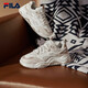 FILA 斐樂山丘鞋COLLINA女鞋復(fù)古運(yùn)動(dòng)鞋春新款戶外休閑老爹鞋 棉花糖/樸色-MA 37.5