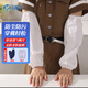 窈嘉棉布袖套長款餐廳食品廠防臟污耐磨衛(wèi)生套袖護(hù)士醫(yī)院工作護(hù)袖筒 3雙-白色棉布套袖（替換裝）