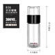 宜加美（YIJIAMEI） 宜加美雙層玻璃杯茶水分離泡茶杯男女創(chuàng)意便攜水杯花茶杯 B36 雙層黑色 300ML