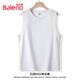 班尼路（Baleno）純棉背心男夏季美式潮牌男款運(yùn)動(dòng)坎肩休閑寬松設(shè)計(jì)感男士無(wú)袖上衣