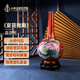 中外琺瑯美術(shù)館四季花瓶夏 直頸瓶花瓶景泰藍(lán) 禮品生日禮物客廳書房辦公室擺件