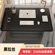 美棲家床上電腦桌學(xué)生宿舍可折疊懶人筆記本電腦桌床上學(xué)習桌飄窗桌子 主圖加大加寬款|黑拉絲80*60*35