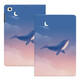 zoyu iPadAir2保護套Air1軟殼a1566適用蘋(píng)果平板電腦A1474全包防摔9.7卡通可愛(ài) 鯨落云端 Air1/2