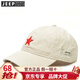 Jeep吉普經(jīng)典五角星款棒球帽全棉戶(hù)外遮陽(yáng)帽男士鴨舌帽四季休閑帽子男 米白色 可調節
