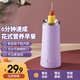 麥卓（MAKE JOY） 蛋卷機蛋包腸機家用迷你自動(dòng)煮蛋器蒸蛋器 多功能雞蛋杯全自動(dòng)早餐蛋卷機 紫色（單筒）