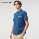 LACOSTE法國鱷魚(yú)男裝男士Polo衫舒適日常簡(jiǎn)約休閑翻領(lǐng)短袖|PH0786 HBM/深藍色 L 4 /175