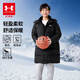 安德瑪（Under Armour）【熱力羽絨】童裝羽絨服男女童秋冬中長款保暖羽絨服244206314 黑色 170 -偏大一碼