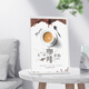 得印(befon)L型立牌 A5臺(tái)簽臺(tái)卡 前臺(tái)展示牌 亞克力高清透明桌牌告示牌商場(chǎng)產(chǎn)品介紹標(biāo)牌架 白色5535