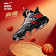 鴻星爾克（ERKE）童鞋男童24新品籃球鞋兒童中大童旋鈕扣球鞋正黑/亮銀33
