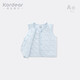 Kordear 寶寶馬甲春秋純棉馬夾嬰兒棉小背心兒新生兒外出外穿坎肩 藍色 73 cm