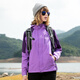 探拓（TECTOP）三合一兩件套沖鋒衣 加厚防寒保暖女戶(hù)外登山滑雪外套抓絨內膽  JW7710 女款丁香紫 S