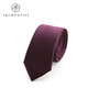 T&Twenties絲光純色領(lǐng)帶男士女士6cm韓版窄款正裝商務(wù)上班婚禮結婚新郎伴郎 AK6125-深紫色 單獨【領(lǐng)帶】