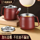 閃閃優(yōu)品濾油壺不銹鋼油壺帶過濾網(wǎng)長嘴不掛油家用隔油瓶廚房304裝油罐 【長壺嘴款】濾油壺：不滴掛 1.5L