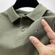 TOMMYBULL美國tommy湯米短袖男士夏季新款珠地棉翻領(lǐng)polo衫休閑百搭簡(jiǎn)約上 906短袖-軍綠 L 建議120-135斤