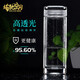 塔馳密司（TOUCH MISS） 加厚雙層玻璃杯男士過(guò)濾泡茶杯高檔茶水分離杯女士水杯車載杯子 380ML