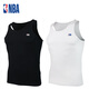 NBA夏季背心男士薄款棉質(zhì)汗衫修身彈力無(wú)袖坎肩籃球運(yùn)動(dòng)打底衣2件