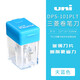 uni日本UNI三菱5050鉛筆盒裝六角學(xué)生鉛筆HB小學(xué)生初中生文具日本木質(zhì)鉛筆素描鉛筆 DPS-101PLT迷你卷筆刀天藍(lán)