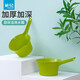 茶花（CHAHUA）塑料水瓢廚房浴室多用塑料水勺大號(hào)水瓢塑料水舀 新款橙【大號(hào)1.6L】 1只裝