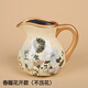 墨菲 歐式陶瓷花瓶擺件客廳插花美式彩繪餐桌干花家居裝飾復古花藝 春暖花開(kāi)款花瓶（不含花）