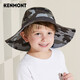 卡蒙（Kenmont）兒童春夏遮陽大檐漁夫帽防曬防紫外線帽迷彩男童帽km-4885