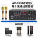 LDZS 新款大功率功放機220V藍牙U盤(pán)USB接口插SD卡FM收音專(zhuān)業(yè)調音重低音K歌HIFI功放 999功放機+2個(gè)無(wú)線(xiàn)話(huà)筒