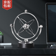 邦帛世混沌擺牛頓擺球辦公室桌面擺件創(chuàng)意磁懸浮永動(dòng)機(jī)永動(dòng)儀高端酒柜 銀河系混沌擺