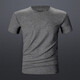 catwick 歐洲站 catwi ck短袖T恤大碼男裝上衣服青少年莫代爾圓領(lǐng)純色t桖 深灰色 L
