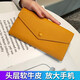 絲芙倫牛皮軟皮長(cháng)款錢(qián)包女情人節錢(qián)夾2026新款氣質(zhì)小手拿包放手機皮夾 黃色
