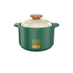 壺福（HF） 電燉鍋砂鍋分體式煲湯鍋陶瓷砂鍋全自動(dòng)多功能養生煲家用煮粥燉湯鍋隔水燉大容量 【祖母綠】4L砂鍋A1 4L