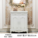 尤億 歐式鞋柜玄關(guān)家用經(jīng)濟型門(mén)口鞋柜白色簡(jiǎn)約現代門(mén)廳柜客廳鞋柜 80鞋柜純白描銀 組裝