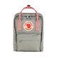 FJALLRAVEN北極狐雙肩包kanken mini男女戶(hù)外出游旅行包ipad包迷你背包23561 021-312霧灰/桃粉 7L【迷你款】
