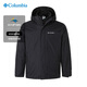 Columbia哥倫比亞沖鋒衣男25秋冬戶(hù)外防寒保暖抓絨內膽三合一外套WE3321 010 L 180/100A