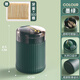 牙簽筒自動(dòng)彈出高檔家用個(gè)性創(chuàng  )意牙簽盒按壓式便攜商用牙線(xiàn)收納罐 【墨綠】+500根牙簽